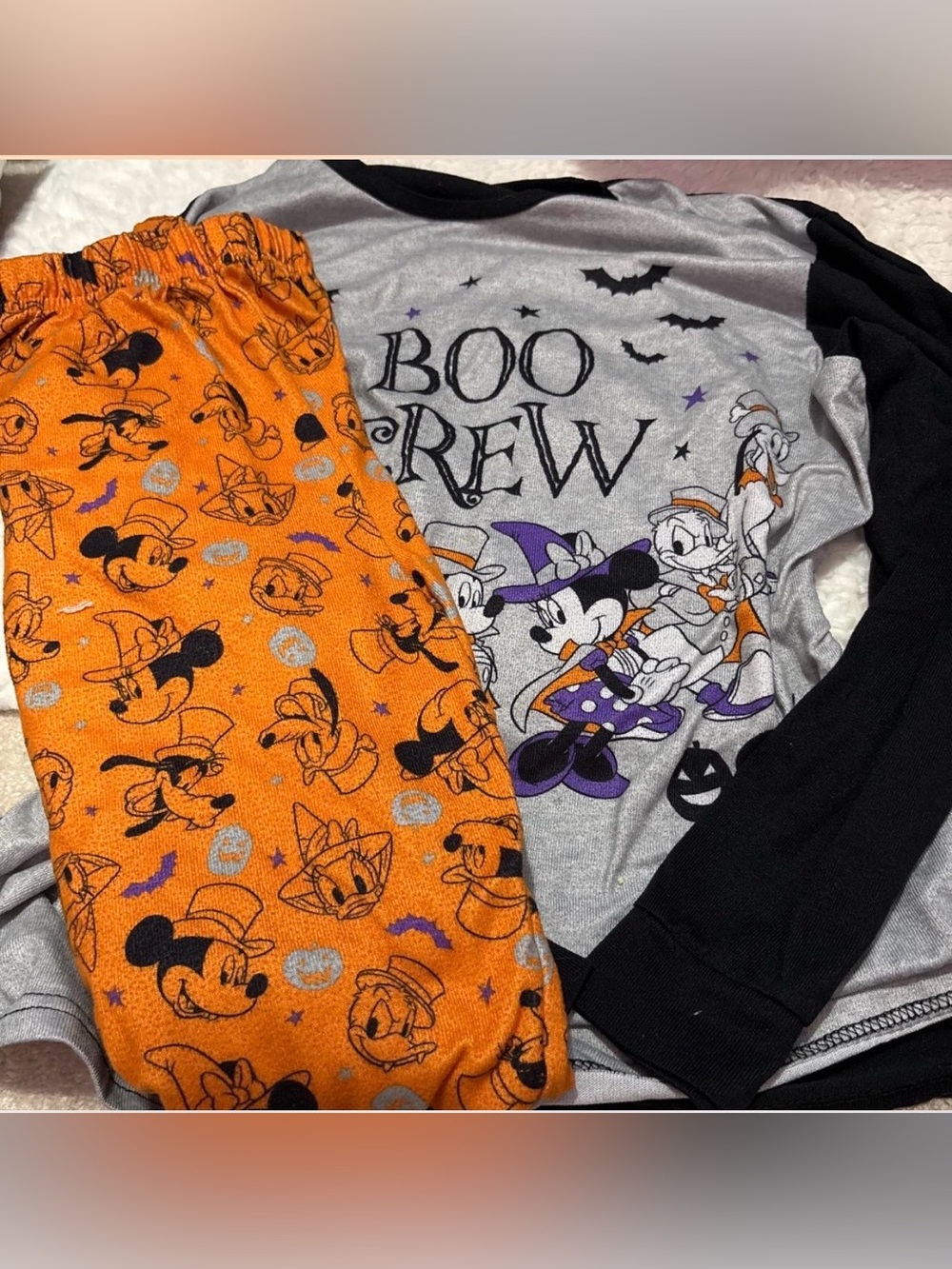 Disney mickey mouse Halloween 'Boo Crew' Pajama Set - small